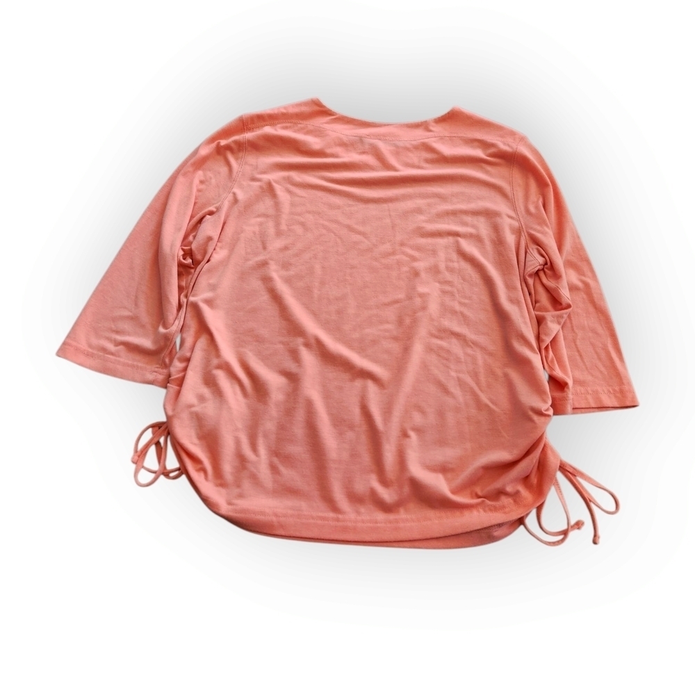 N Touch Women's Coral Top Side Ties Petite - Picture 2 of 5
